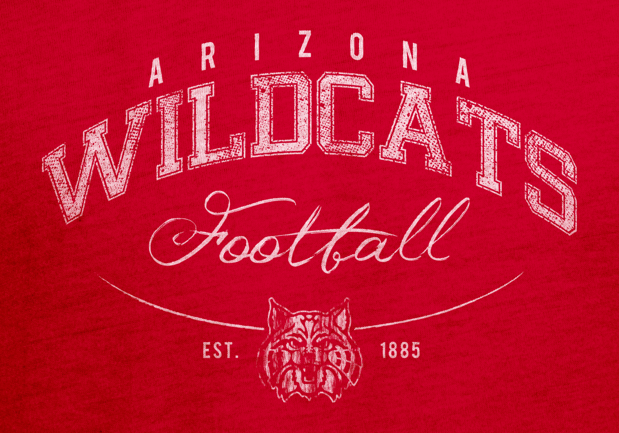university of arizona, wildcats, football, u of a, uofa, ncaa, college football clothing, branding, arizona, usa, lifestyle brands, tshirt design